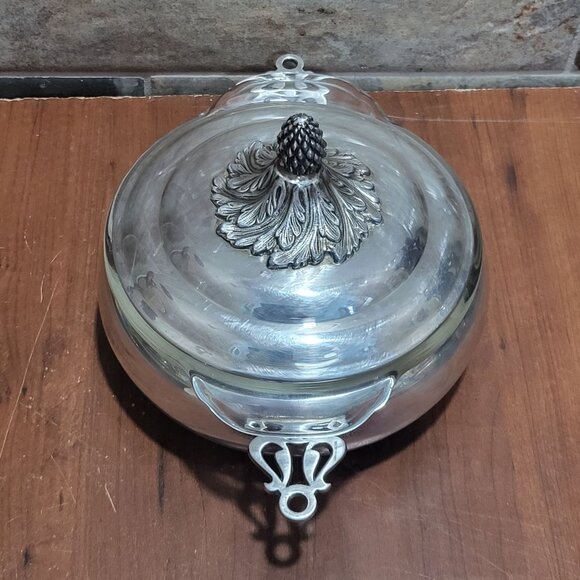 Vintage 3 Pcs Saks Fifth Avenue Anchor Hocking Fire King Covered Casserole Dish - Picture 11 of 14